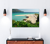 Obraz rybárske člny na pláži 1369